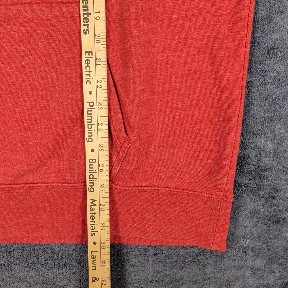 North Face Hoodie Mens Large Red Logo Pullover Sweatshirt Outdoor Gorpcore - Picture 7 of 7